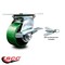 Service Caster 4 Inch Green Poly on Cast Iron Caster with Roller Bearing and Brake/Swivel Lock SCC-35S420-PUR-GB-SLB-BSL - alternate 6